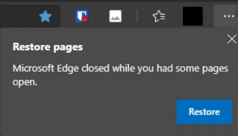 Jak wyłączyć monit o przywracanie stron w Microsoft Edge?