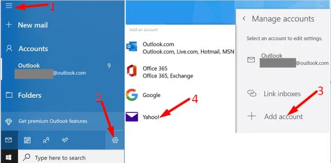 Napraw błąd poczty Yahoo 0x8019019a w systemie Windows 10
