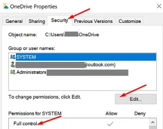 Poprawka: nie można utworzyć folderu OneDrive w wybranej lokalizacji
