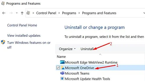 Poprawka: nie można utworzyć folderu OneDrive w wybranej lokalizacji