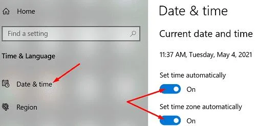 Solución: Windows 10 no se sincronizará con time.windows.com