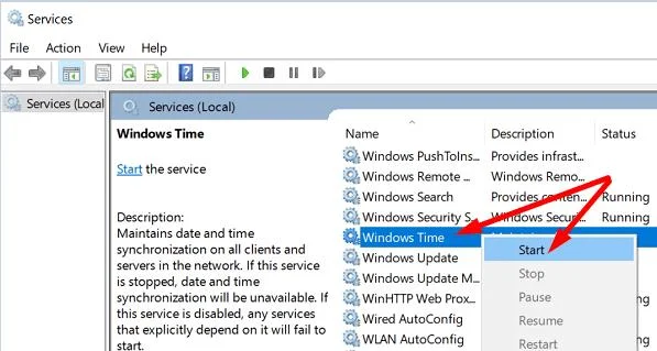 Solución: Windows 10 no se sincronizará con time.windows.com