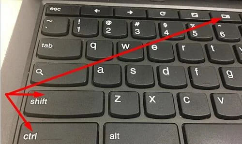 Chromebookで部分的なスクリーンショットを撮る方法