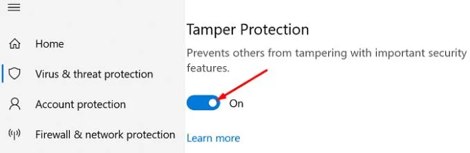 Dịch vụ đe dọa Windows 10 đã dừng, hãy khởi động lại ngay