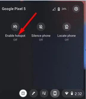 修正：Chromebookがモバイルホットスポットに接続しない
