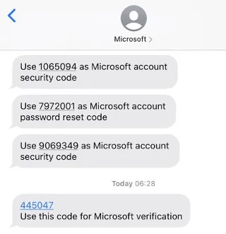Tại sao tôi tiếp tục lấy mã xác minh của Microsoft?