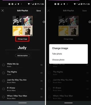 Jak dostosować obraz listy odtwarzania Spotify?