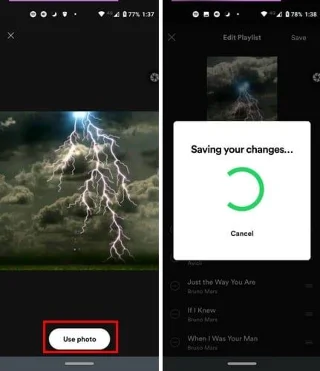 Jak dostosować obraz listy odtwarzania Spotify?