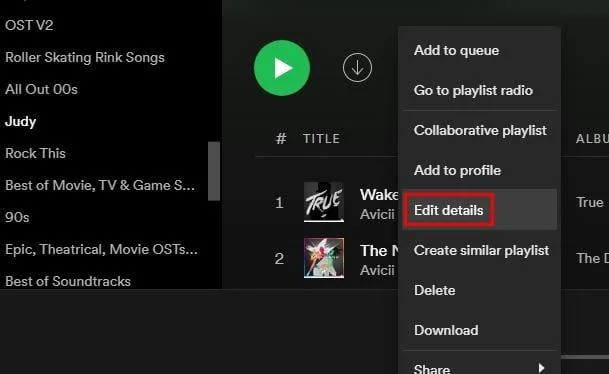 Jak dostosować obraz listy odtwarzania Spotify?