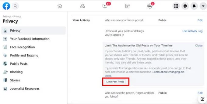 Jak ustawić wszystkie posty na Facebooku jako prywatne?