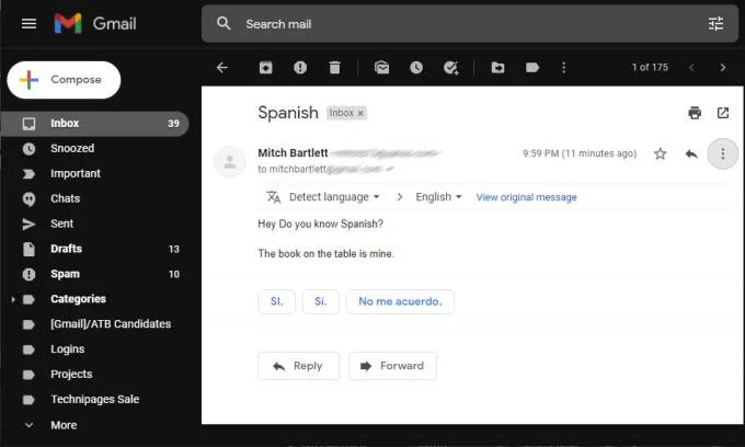 Gmail: jak przetłumaczyć e-mail