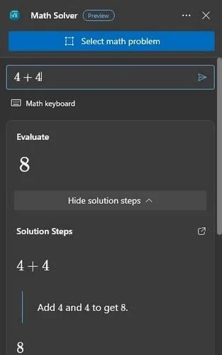 Jak wyłączyć Microsoft Edge Math Solver