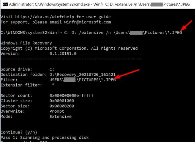 Windowsファイルリカバリを使用してデータをリカバリする方法