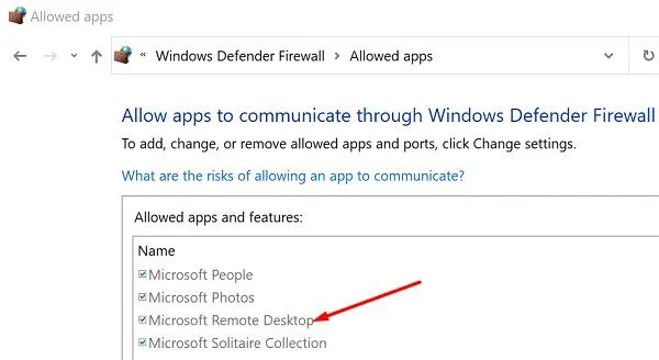 Microsoft 원격 데스크톱 오류 코드 0x204 수정