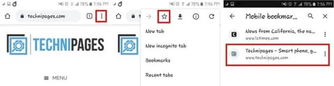 Bladwijzers beheren in Google Chrome