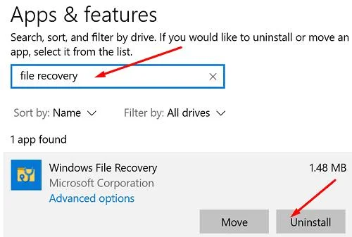 Cómo arreglar la recuperación de archivos de Windows que no funciona