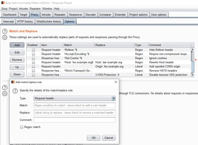 Jak automatycznie zastąpić dane w odpowiedzi internetowej za pomocą pakietu Burp Suite?