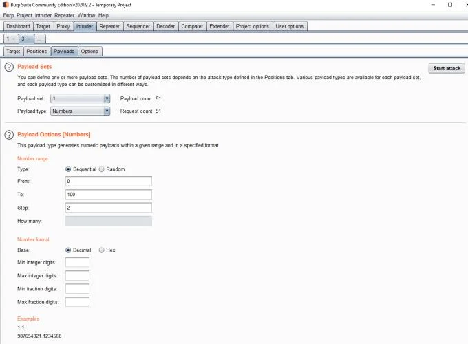 Como usar o Burp Suite Intruder para testar campos da web potencialmente vulneráveis