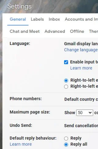 Gmail: jak zmienić maksymalną liczbę wiadomości e-mail wyświetlanych na stronie