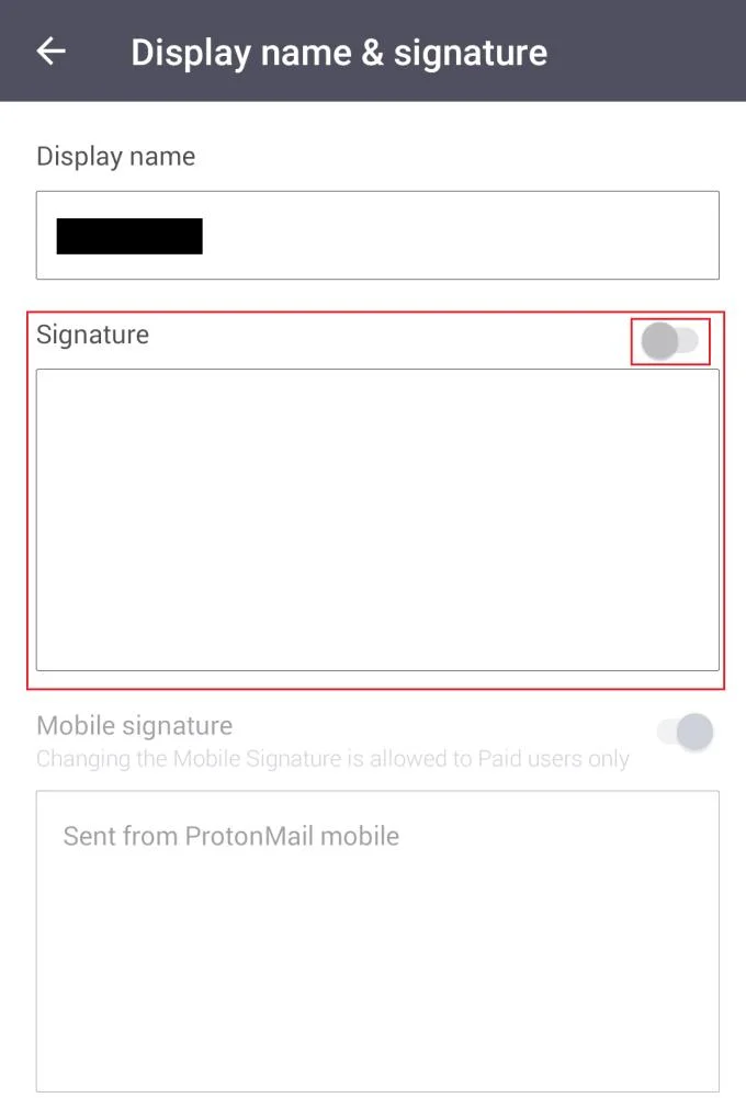 Protonmail: Jak dodać własny podpis