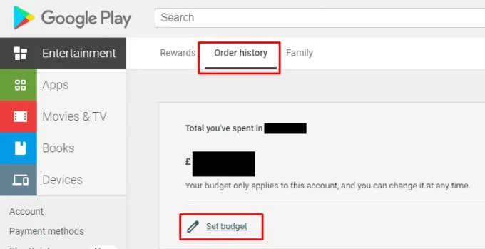 Google Play: Jak ustawić miesięczny budżet