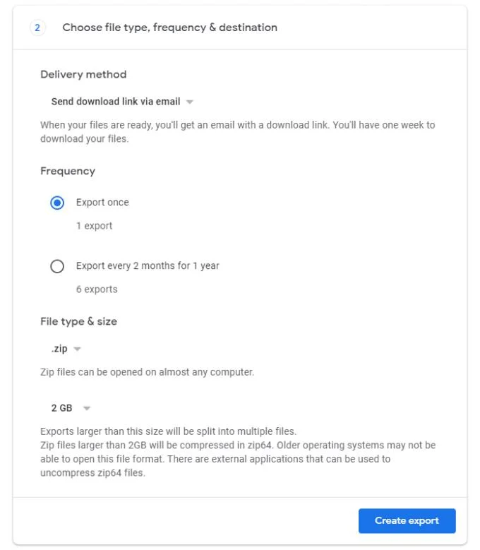 Konto Google: jak pobrać dane konta