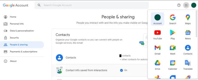 Konto Google: jak automatycznie zapisywać informacje kontaktowe