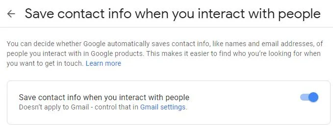 Konto Google: jak automatycznie zapisywać informacje kontaktowe
