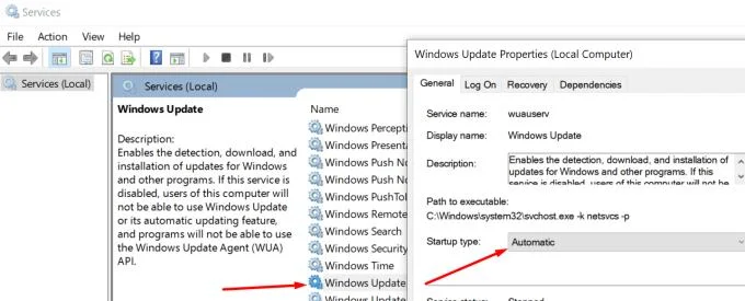 Windows10アップデートエラー800F0922を修正