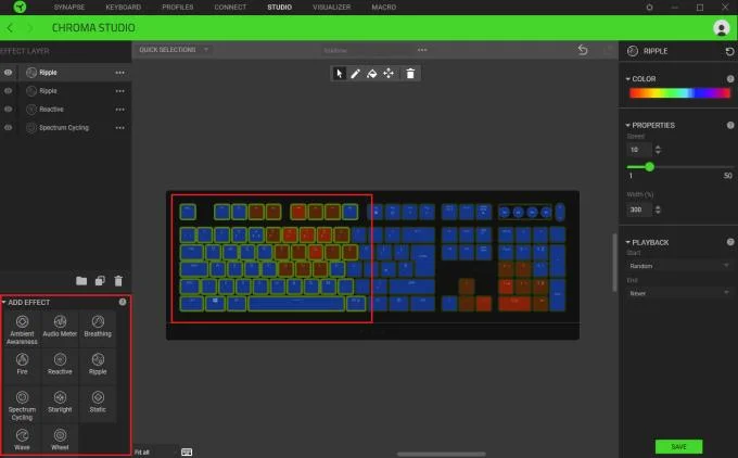 Razer Synapse 3.0：如何配置自定義鍵盤背光顏色方案