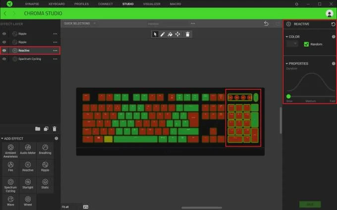 Razer Synapse 3.0：如何配置自定義鍵盤背光顏色方案