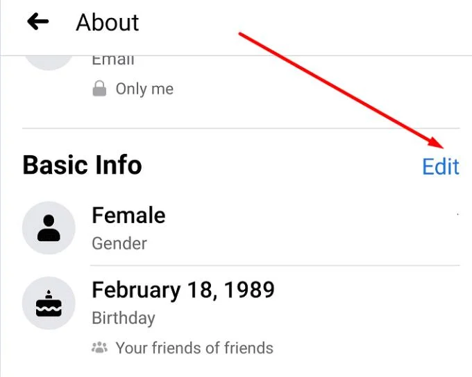Facebookが私の誕生日を発表するのを止める方法