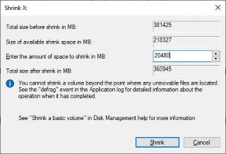 Windows 10: tworzenie i zmiana rozmiaru partycji dysku