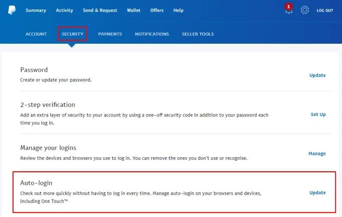PayPalの設定
