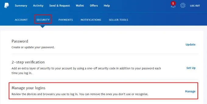 PayPal: jak sprawdzić swoje ostatnie logowania