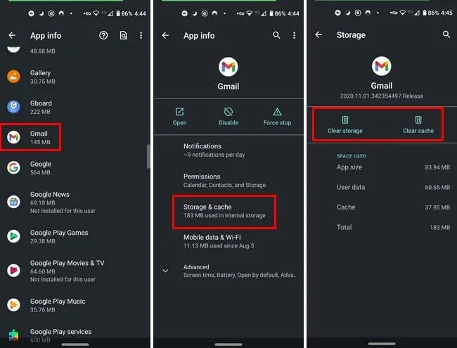 AndroidでGmailが同期しない問題を修正する方法