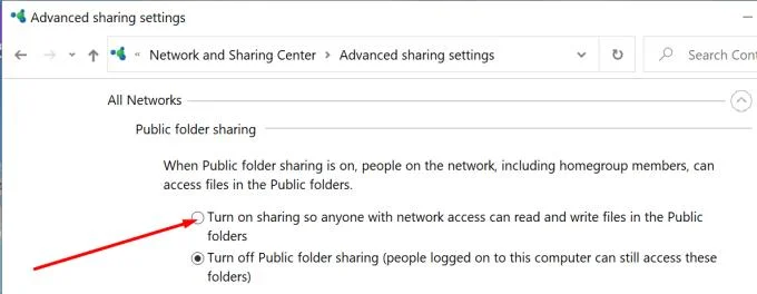 修正Windows10でネットワーク共有にアクセスできない