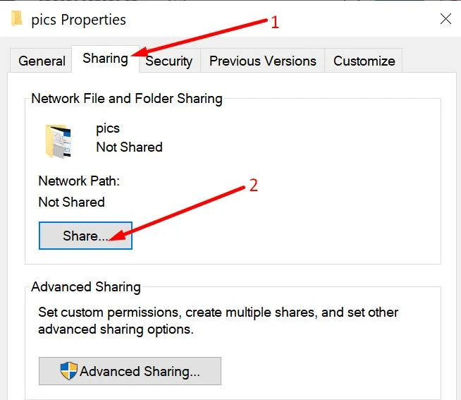 修正Windows10でネットワーク共有にアクセスできない