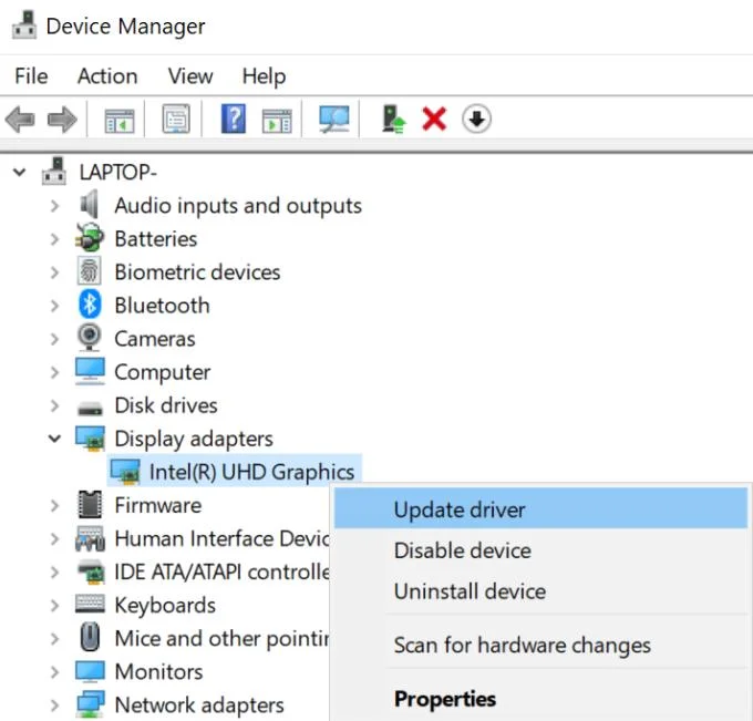 Napraw migotanie ekranu systemu Windows 10 podczas poruszania myszą