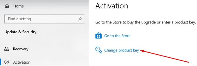 Napraw błąd aktywacji 0xC004F213 w systemie Windows 10