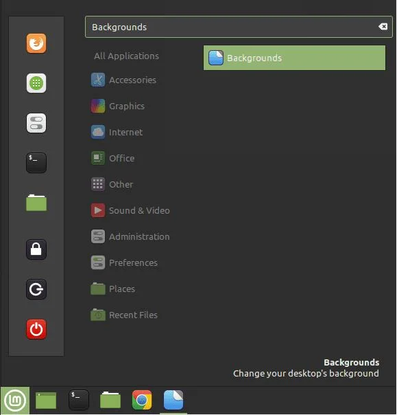 Linux Mint: 사용자 정의 배경 이미지를 추가하는 방법