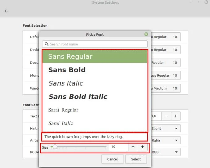 Linux Mint: Como alterar as fontes padrão e o tamanho das fontes