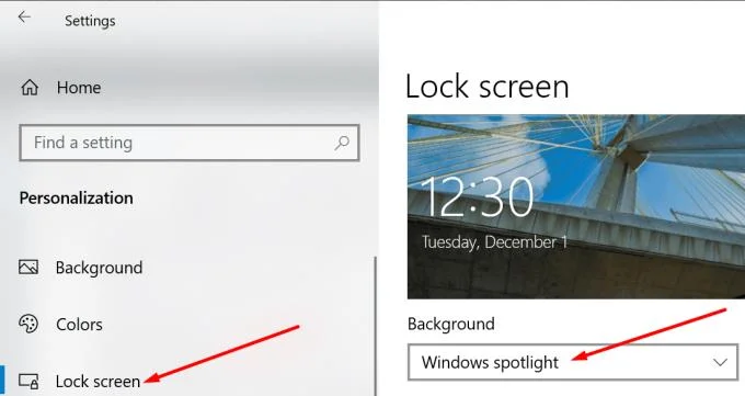 Napraw obraz na ekranie blokady Windows Spotlight, który się nie zmienia