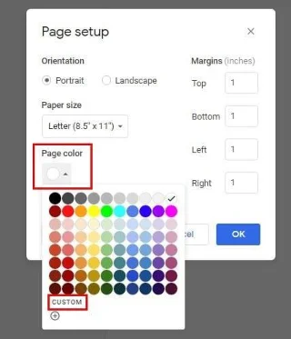 Dokumenty Google: jak zmienić kolor tekstu i strony