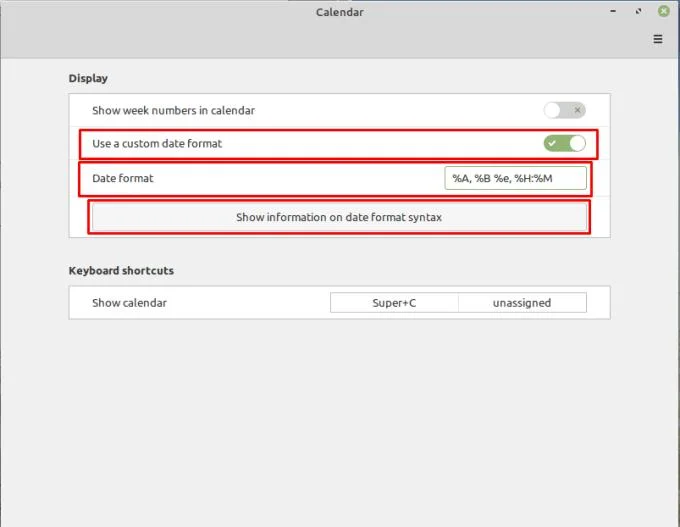 Linux Mint&nbsp;: Comment configurer l'applet d'horloge et de calendrier
