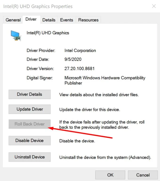 Reparar la excepción del controlador del filtro del registro de Windows 10