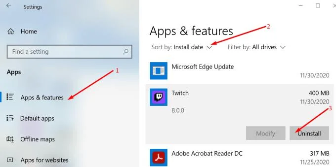 Reparar la excepción del controlador del filtro del registro de Windows 10