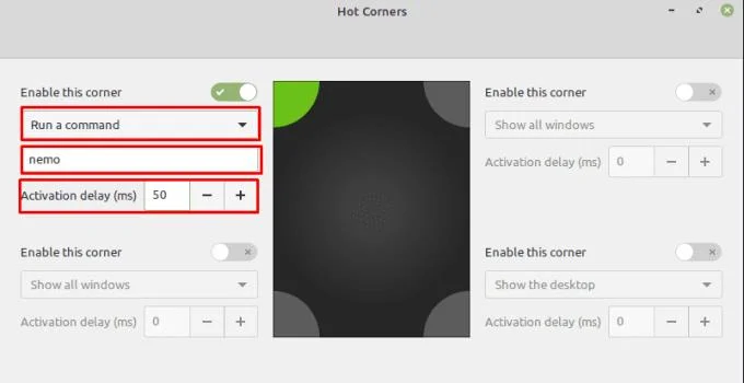 Linux Mint&nbsp;: Comment utiliser les «&nbsp;coins chauds&nbsp;»