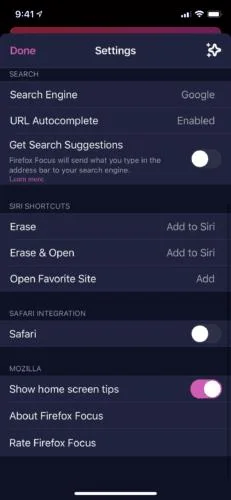 FirefoxFocusをデフォルトのWebブラウザとして設定する方法