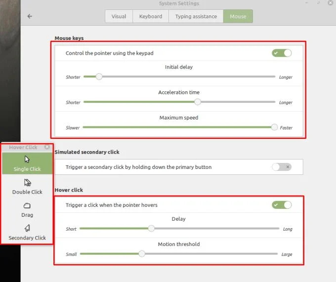 Linux Mint&nbsp;: Comment configurer le bouton gauche de la souris pour effectuer un clic droit
